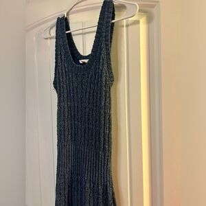 Maxi Lauren Conrad Sweater Dress in Navy